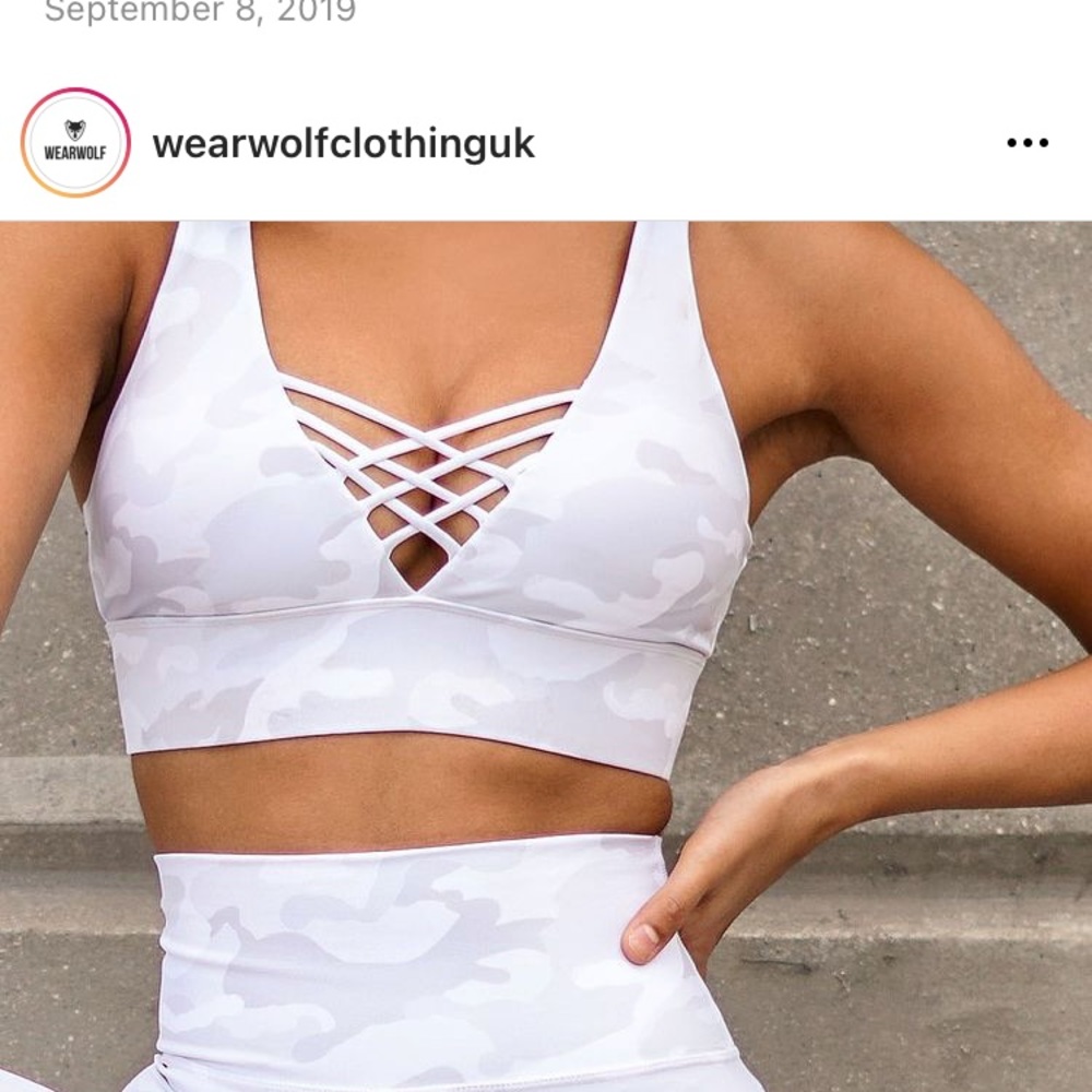 Werewolf clothing sports bra
